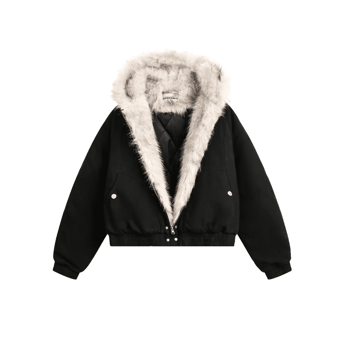 Leopard Oversized Bomber Jacket – Faux Leather & Plush Lining - IMG