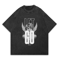 Let Go Oversized Acid Wash T-Shirt - IMG