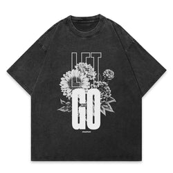 Let Go Oversized Acid Wash T-Shirt - IMG
