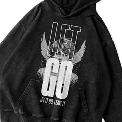 Let Go Oversized Washed Hoodie - IMG