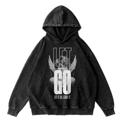 Let Go Oversized Washed Hoodie - IMG