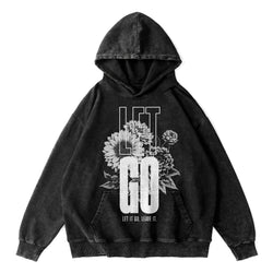 Let Go Oversized Washed Hoodie - IMG