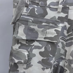 Light Camouflage Wide Leg Baggy Cargo Pants - IMG