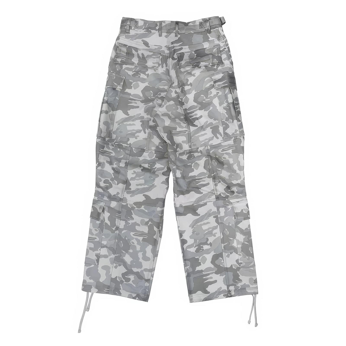 Light Camouflage Wide Leg Baggy Cargo Pants - IMG