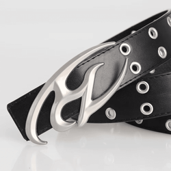 Liquid Chrome Irregular Belt // Y2K Minimalist Edition - IMG