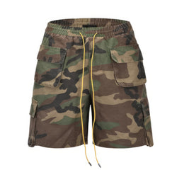 Loose Light Camouflage Cargo Shorts - IMG