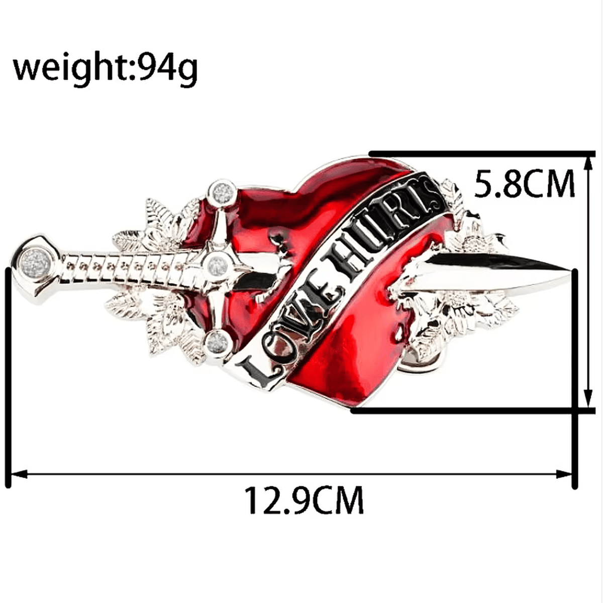 Love Hurts Dagger Belt // Cyber-Heart Edition - IMG