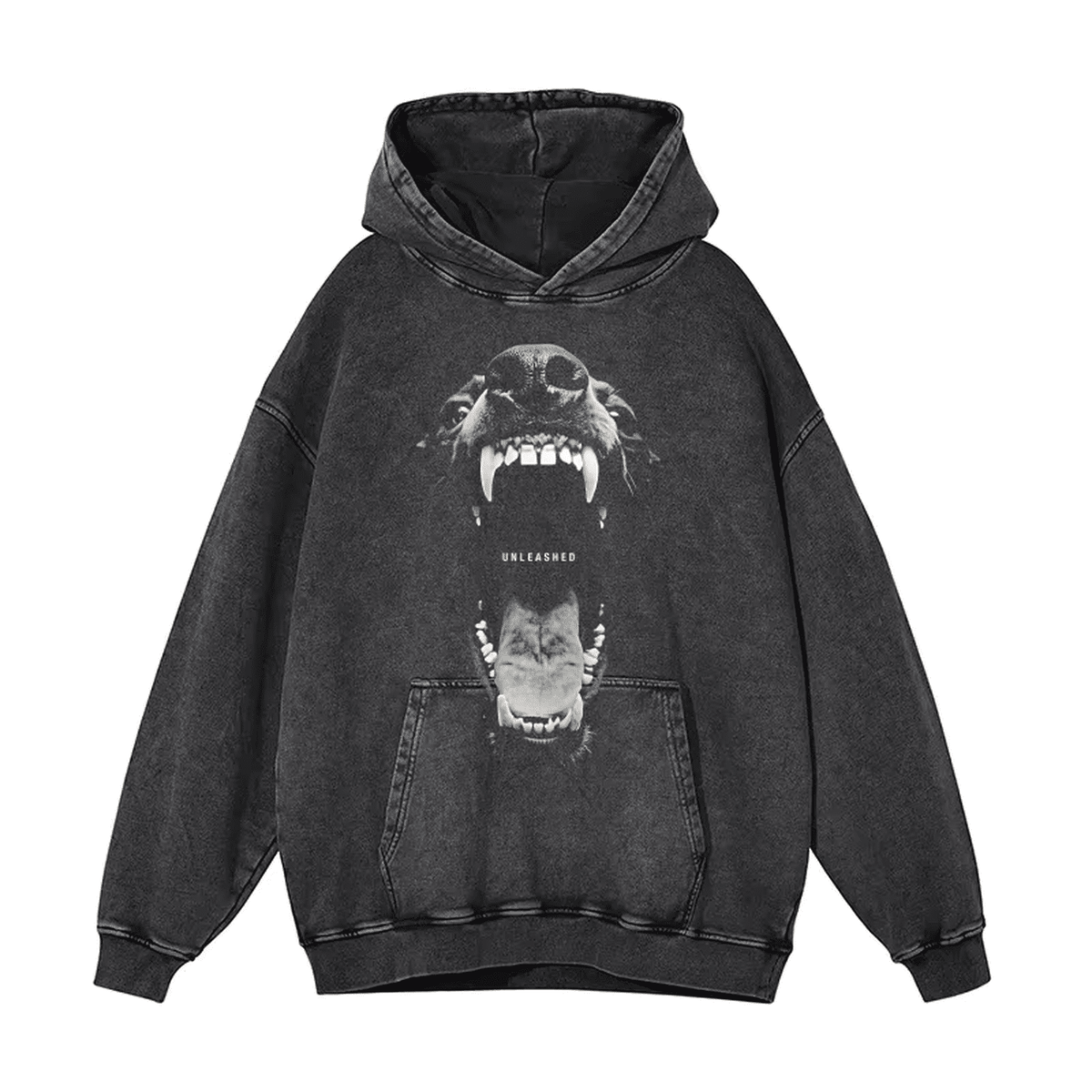 Mad Dog Doberman Washed Oversize Hoodie - IMG