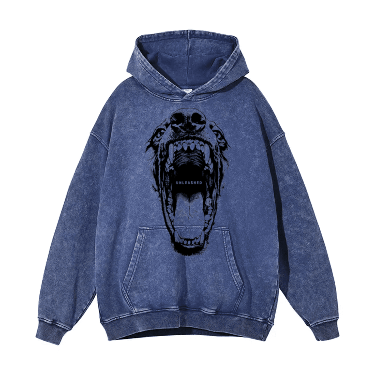 Mad Dog Doberman Washed Oversize Hoodie - IMG