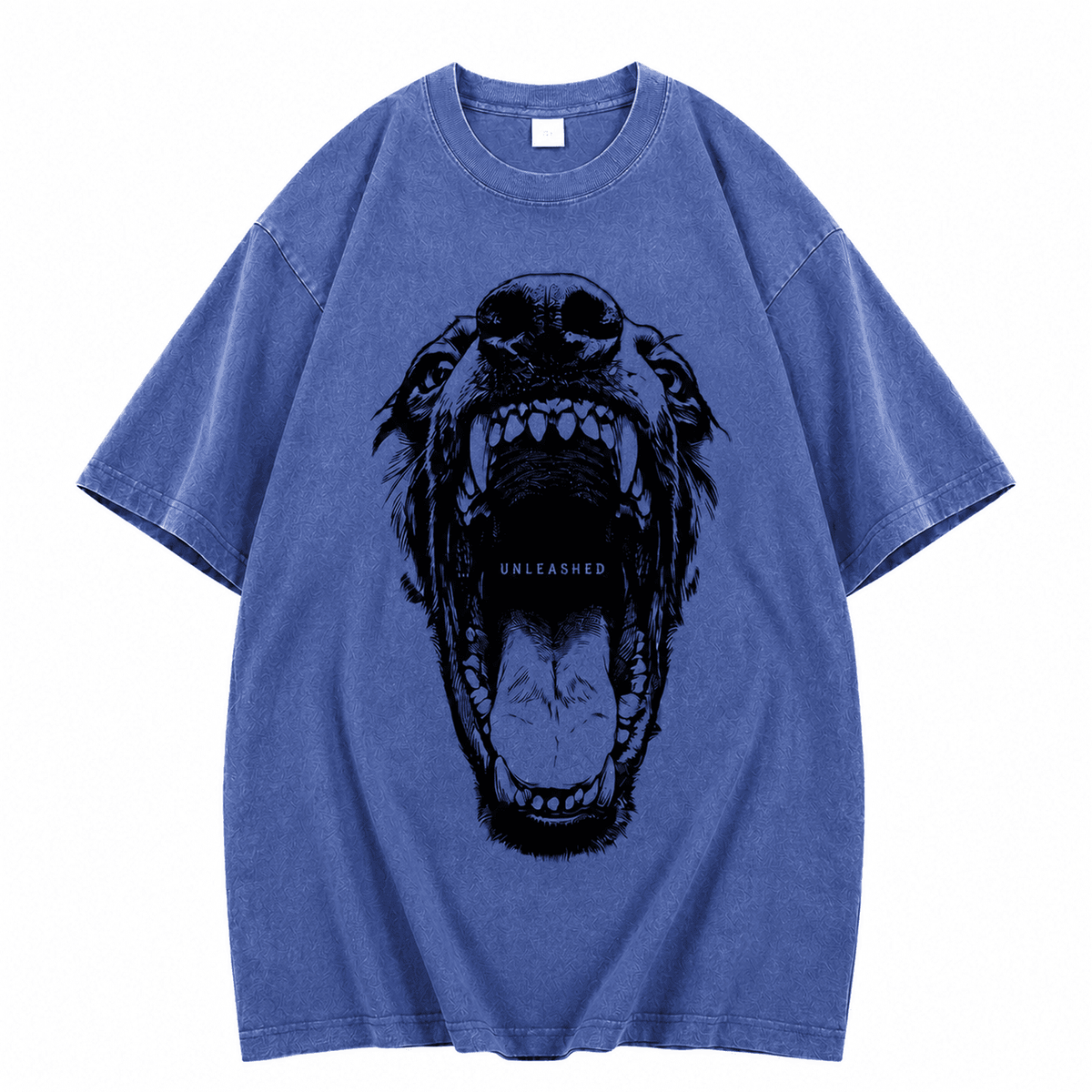 Mad Dog Doberman Washed Oversize T-Shirt - Monochrome Edition - IMG