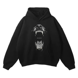 Mad Dog Oversized Fleece Pullover Hoodie - IMG
