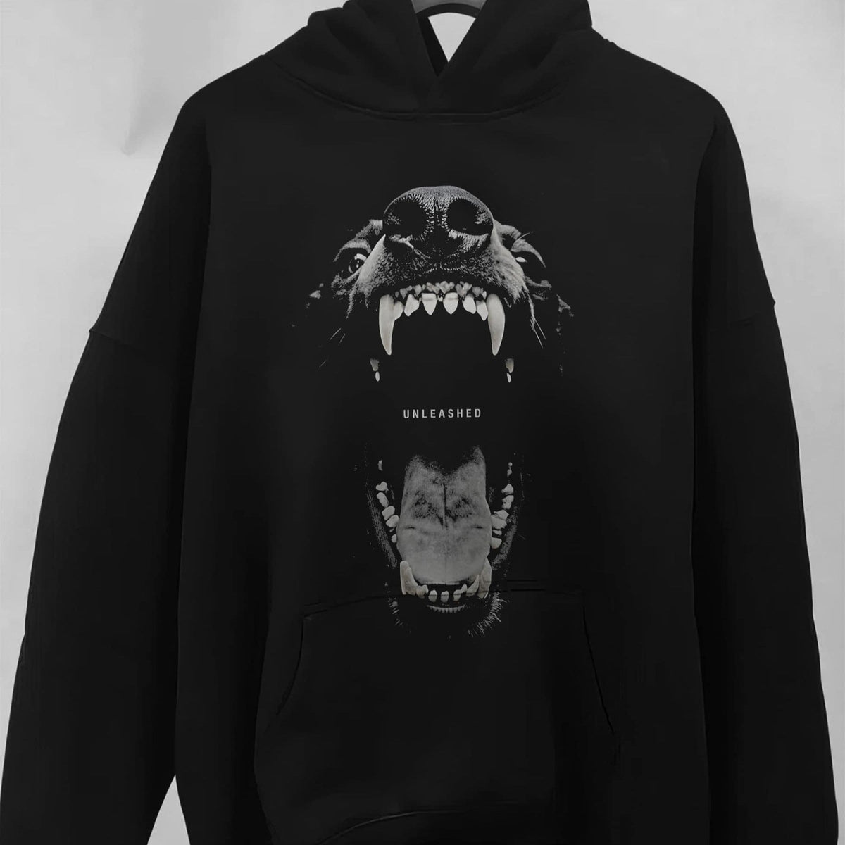 Mad Dog Oversized Fleece Pullover Hoodie - IMG