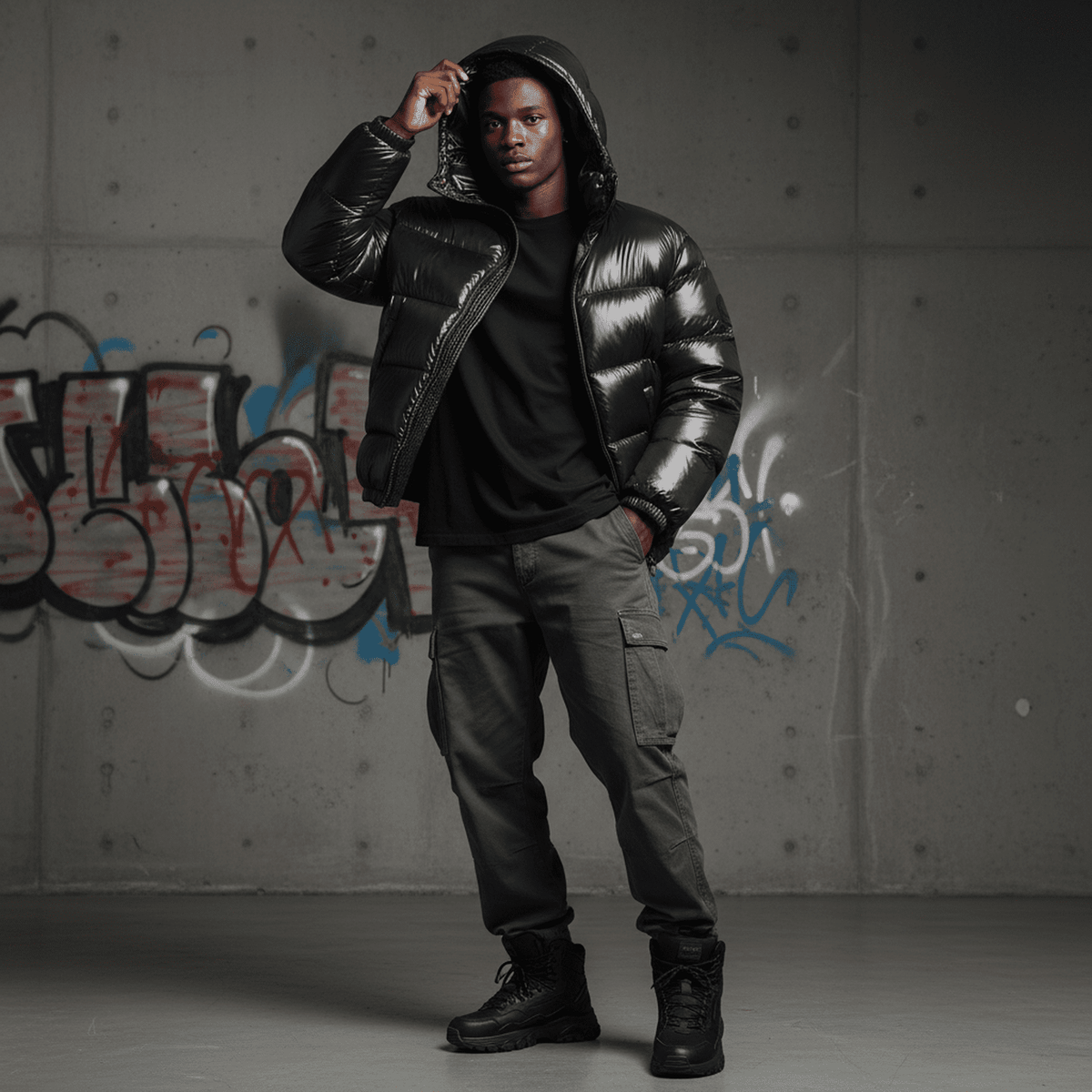 Men’s Gloss Puffer Jacket – High Street Winter Essential - IMG