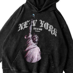 NY State of Mind Oversized Washed Hoodie - IMG