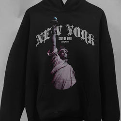NYC State of Mind Oversized Fleece Hoodie - IMG