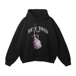 NYC State of Mind Oversized Fleece Hoodie - IMG
