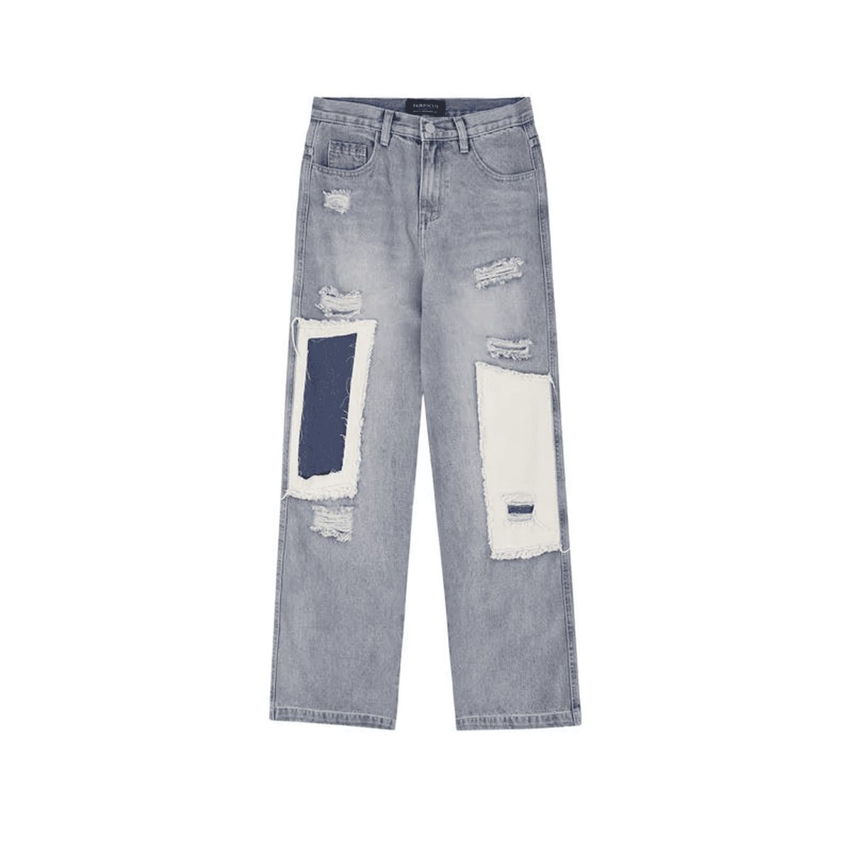 Oversized Hip Hop Wide Leg Jeans - IMG
