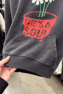 Oversized Love Graphic Hoodie - Flowers Don’t Fix Everything - IMG