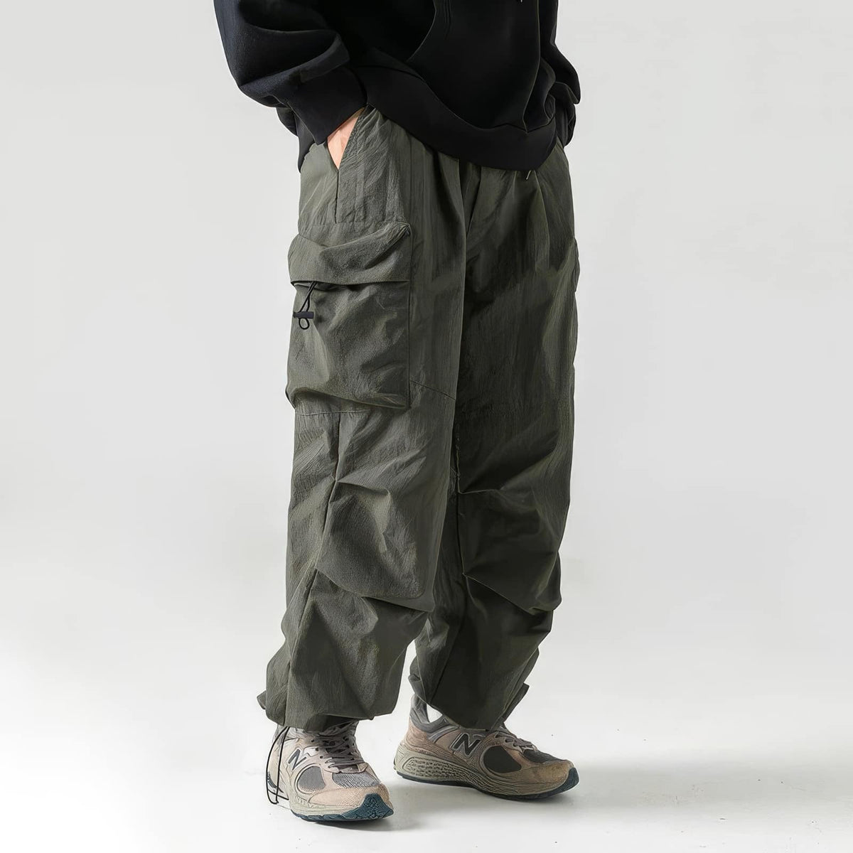 Parachute Baggy Cargo Trouser Pants - IMG