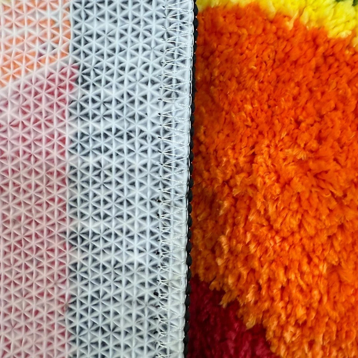 Rainbow Gradient Tufted Butt Rug - IMG