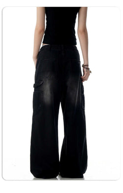 Retro Baggy Jeans in Relaxed Wide-Leg Fit Y2K - IMG