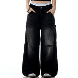 Retro Baggy Jeans in Relaxed Wide-Leg Fit Y2K - IMG