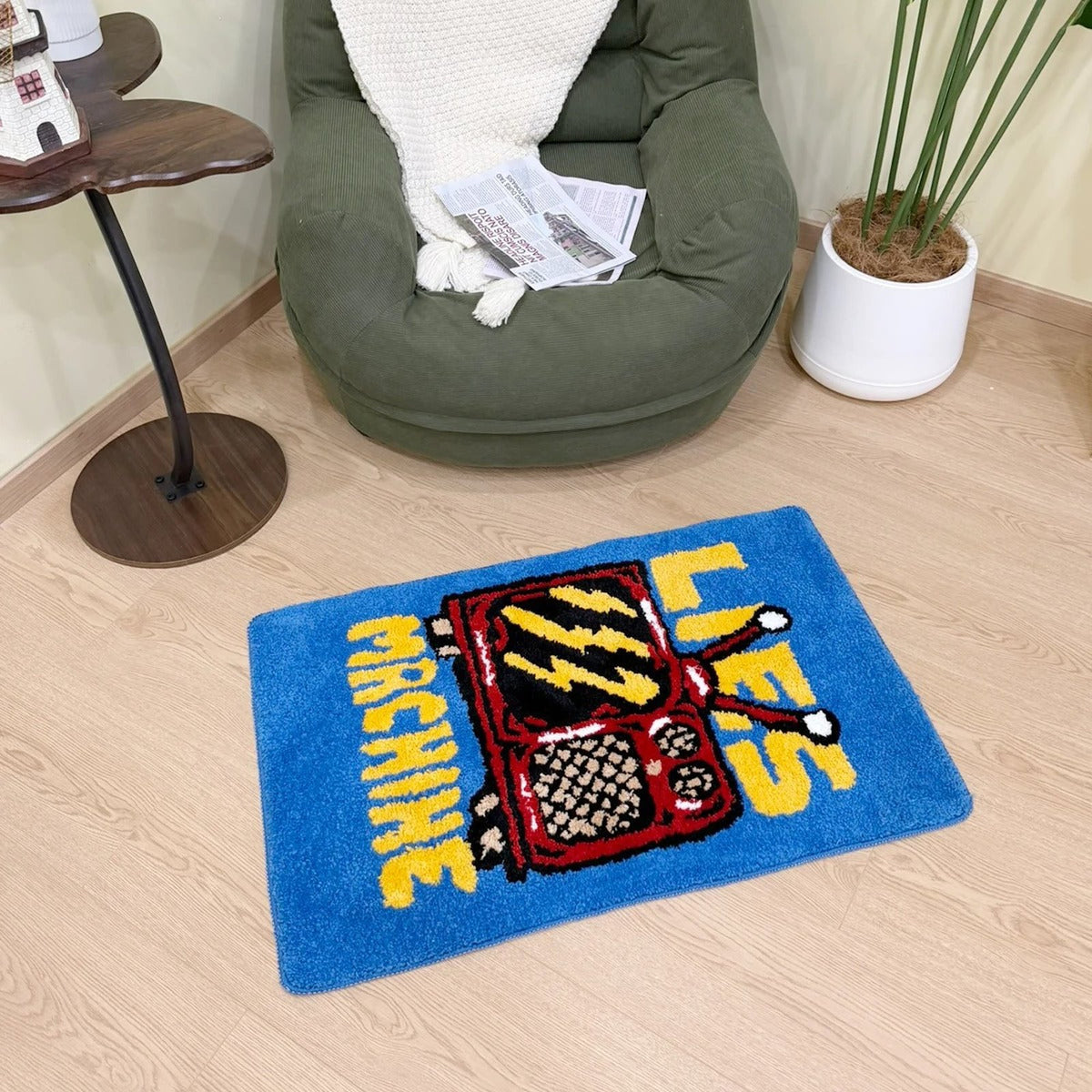 Retro TV Lies Tufted Statement Rug - IMG