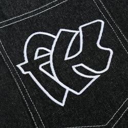 Retro Y2K Baggy Denim Shorts - IMG