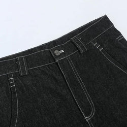 Retro Y2K Baggy Denim Shorts - IMG