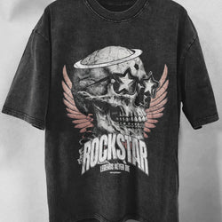 Rockstar Legends Washed Oversized T-Shirt - IMG