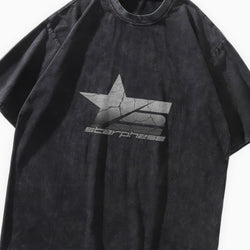 SP Logo Oversized Washed Graphic T-Shirt - IMG