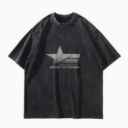 SP Logo Oversized Washed Graphic T-Shirt - IMG