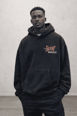 Saint Heavyweight Oversized Hoodie – Vintage Washed Cotton - IMG
