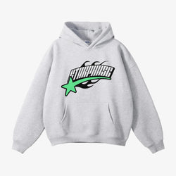 Shooting Star Oversized Fleece Hoodie - IMG