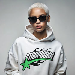 Shooting Star Oversized Fleece Hoodie - IMG