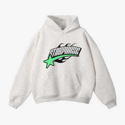 Shooting Star Oversized Fleece Hoodie - IMG