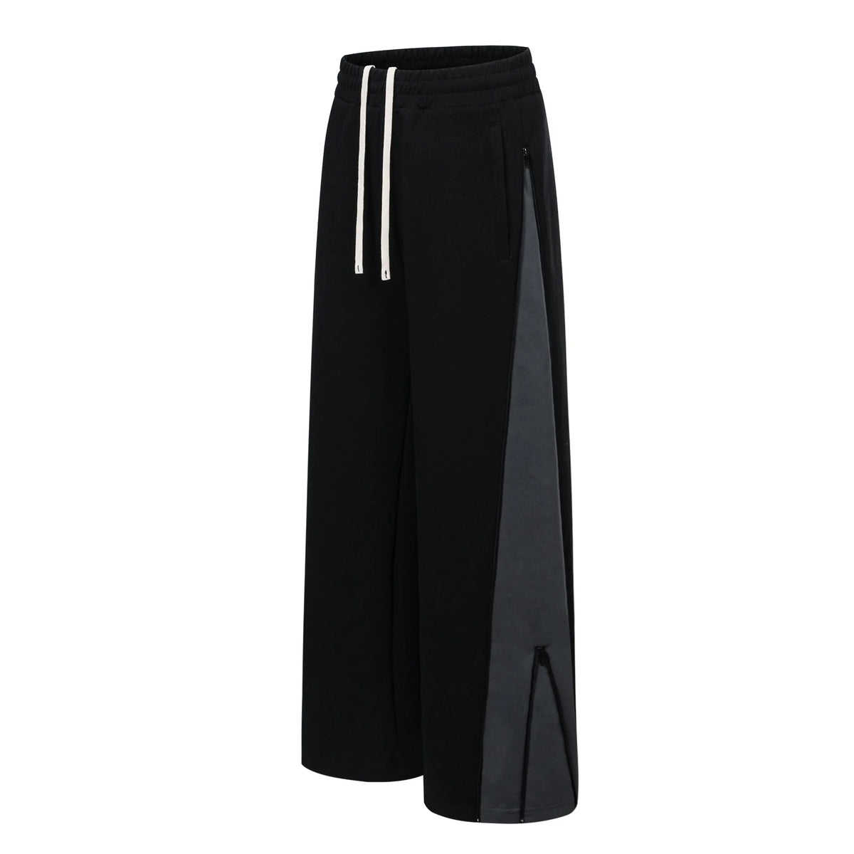 Side Stripe Oversized Wide Leg Sweatpants Y2K Colorblock Streetwear - IMG
