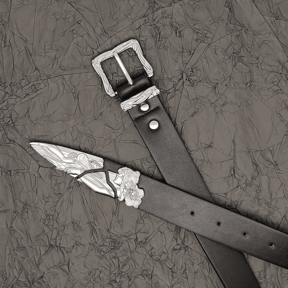 Siren Archival Belt // Irregular Silver Sculptural Edition - IMG