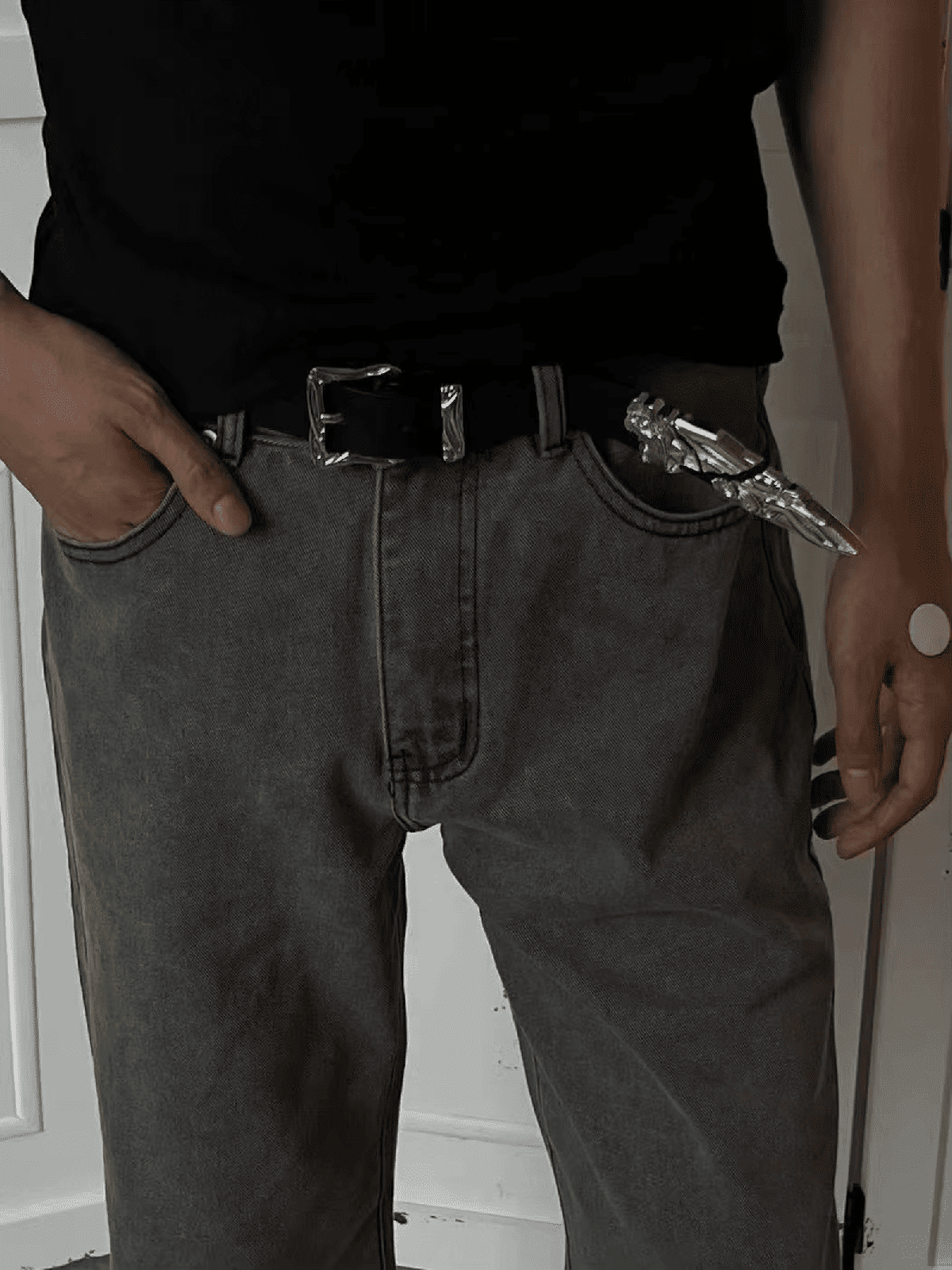 Siren Archival Belt // Irregular Silver Sculptural Edition - IMG