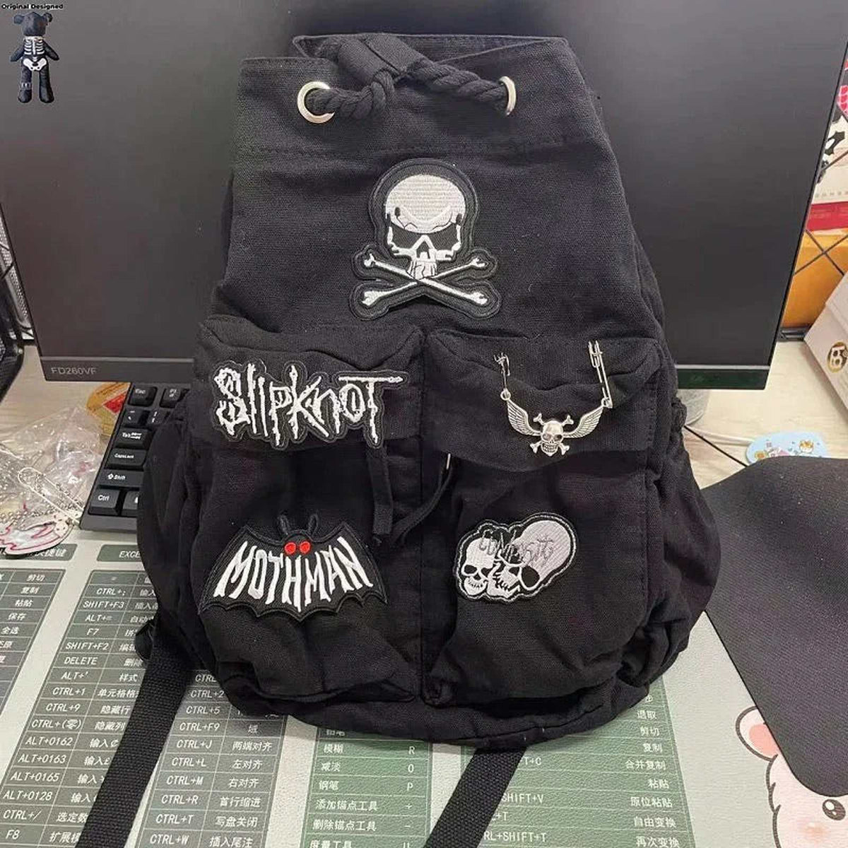 Skull Phase Harajuku Gothic Backpack - IMG