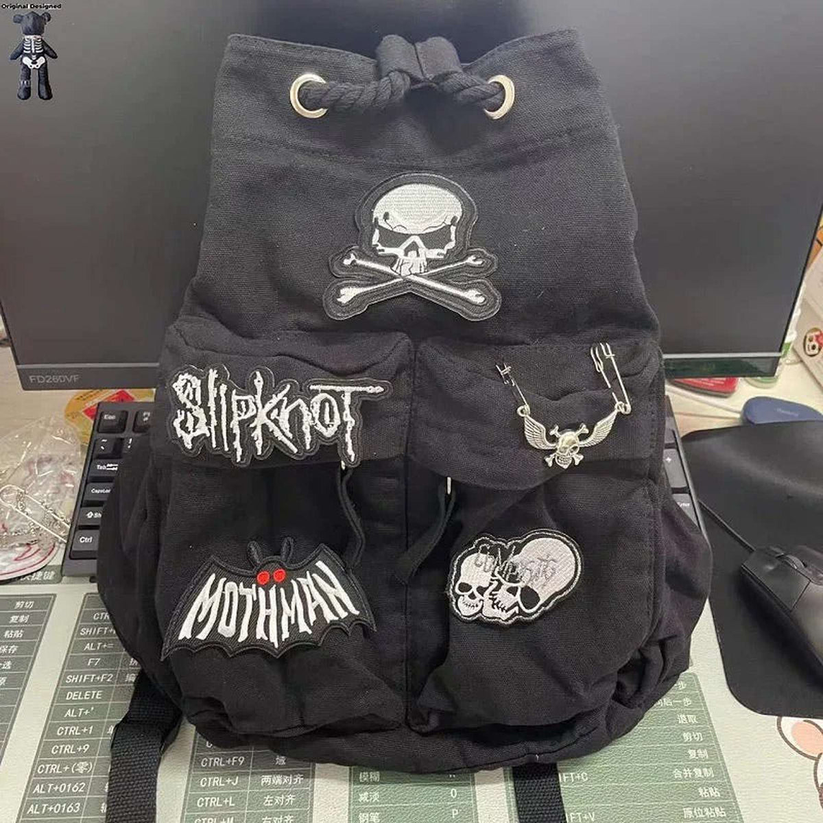Skull Phase Harajuku Gothic Backpack - IMG