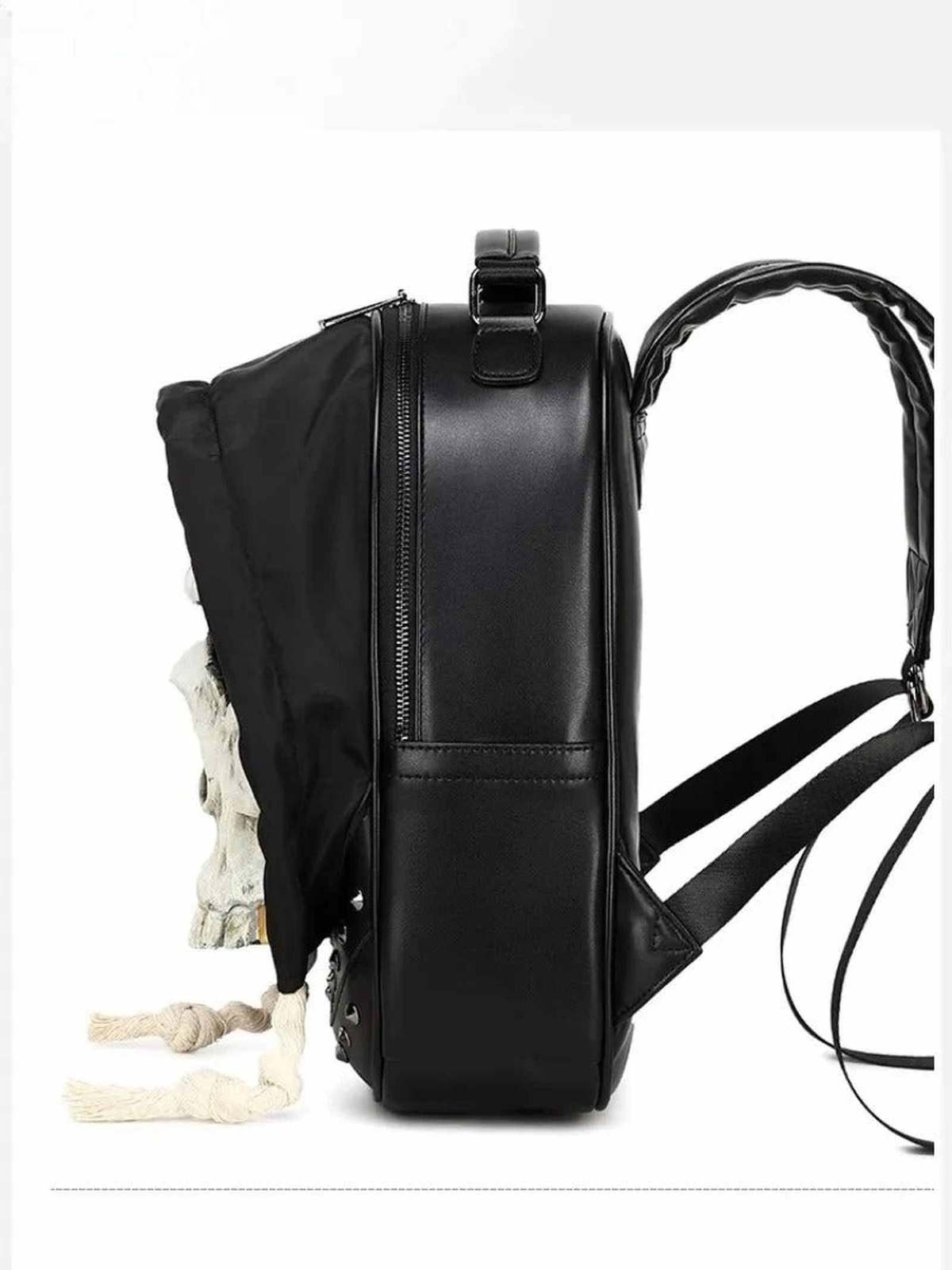 Skull Rivet Punk Backpack - IMG