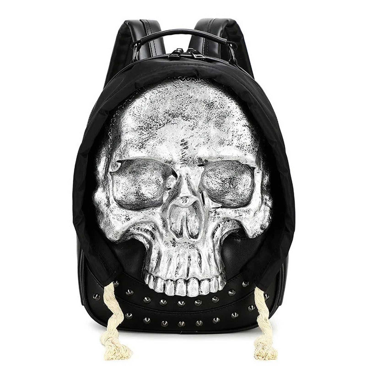 Skull Rivet Punk Backpack - IMG