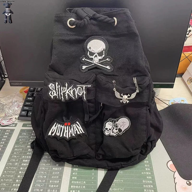 Skull Phase Harajuku Gothic Backpack