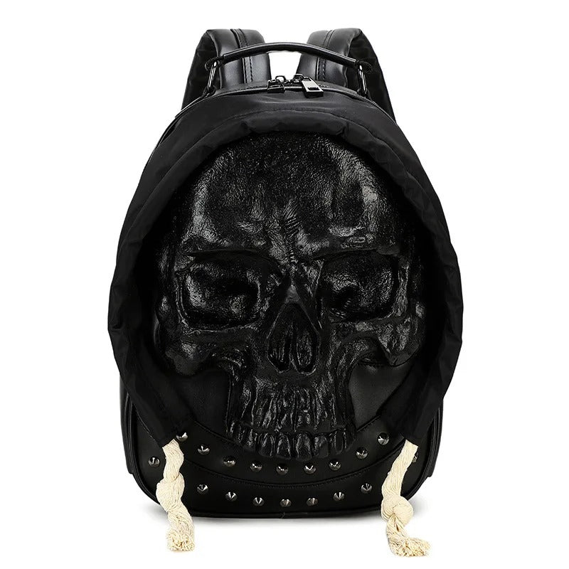 Skull Rivet Punk Backpack
