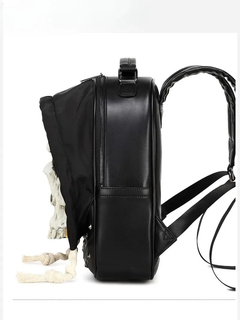 Skull Rivet Punk Backpack