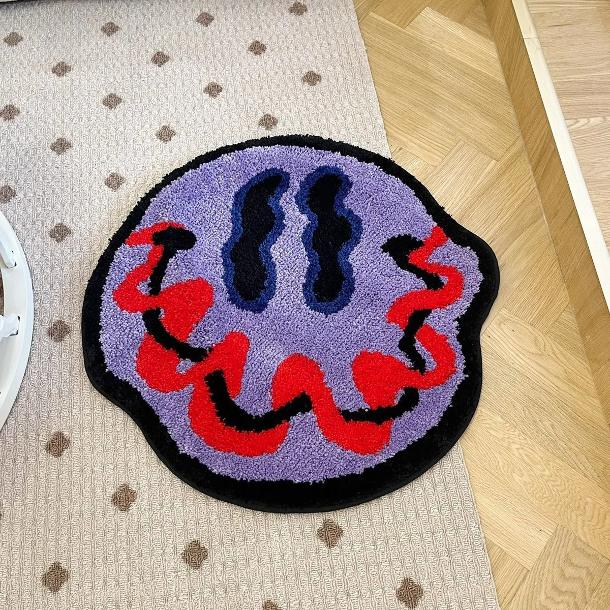 Smiley Face Statement Rug - IMG