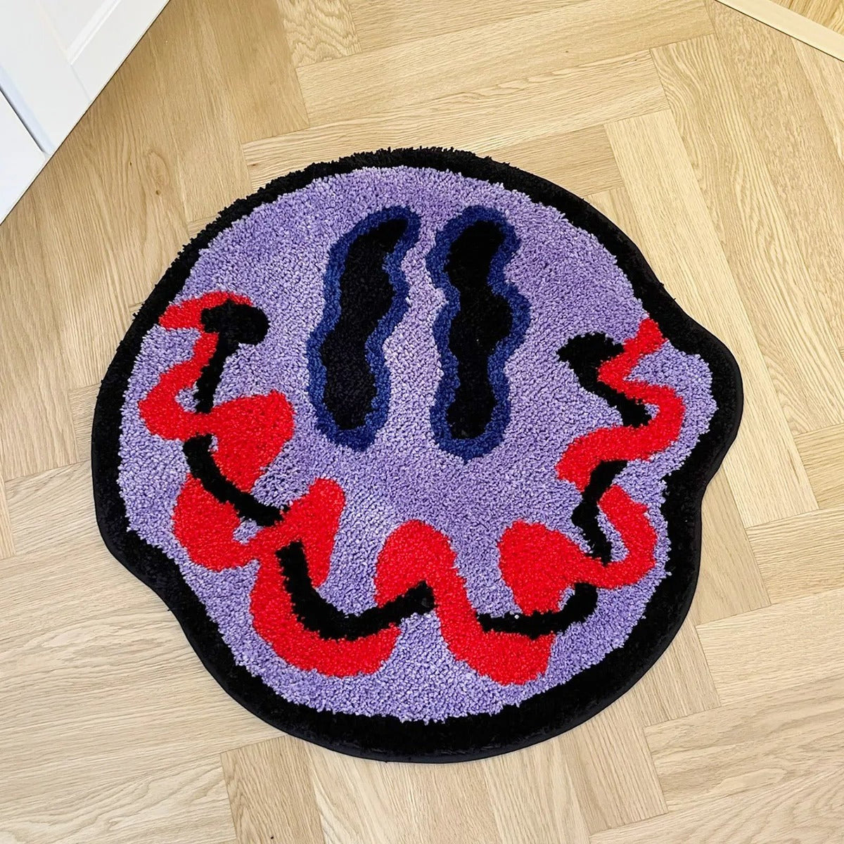 Smiley Face Statement Rug - IMG