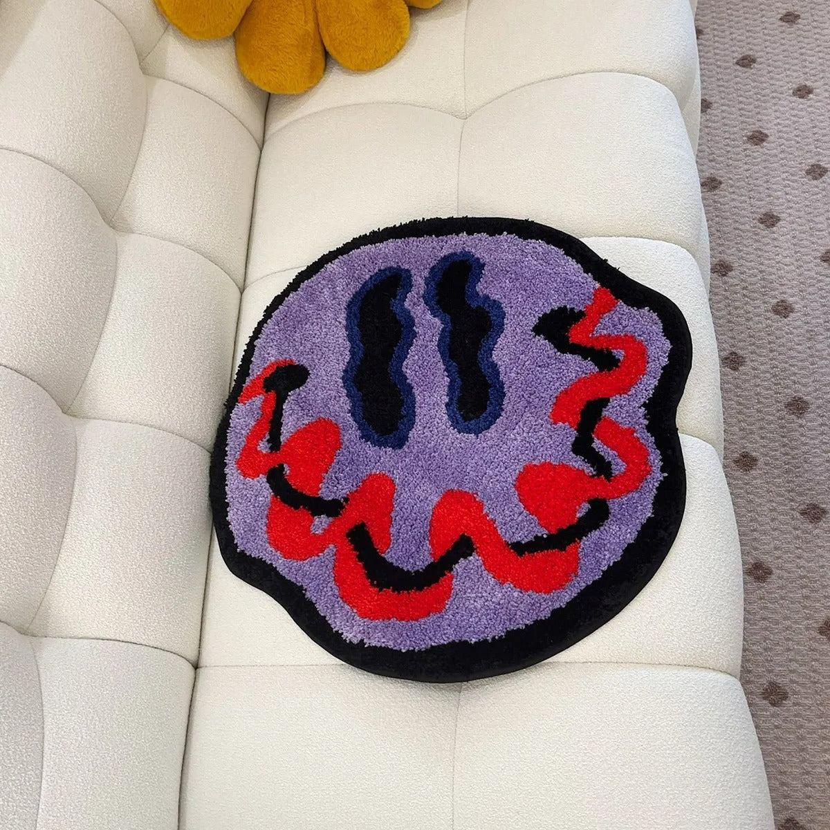 Smiley Face Statement Rug - IMG