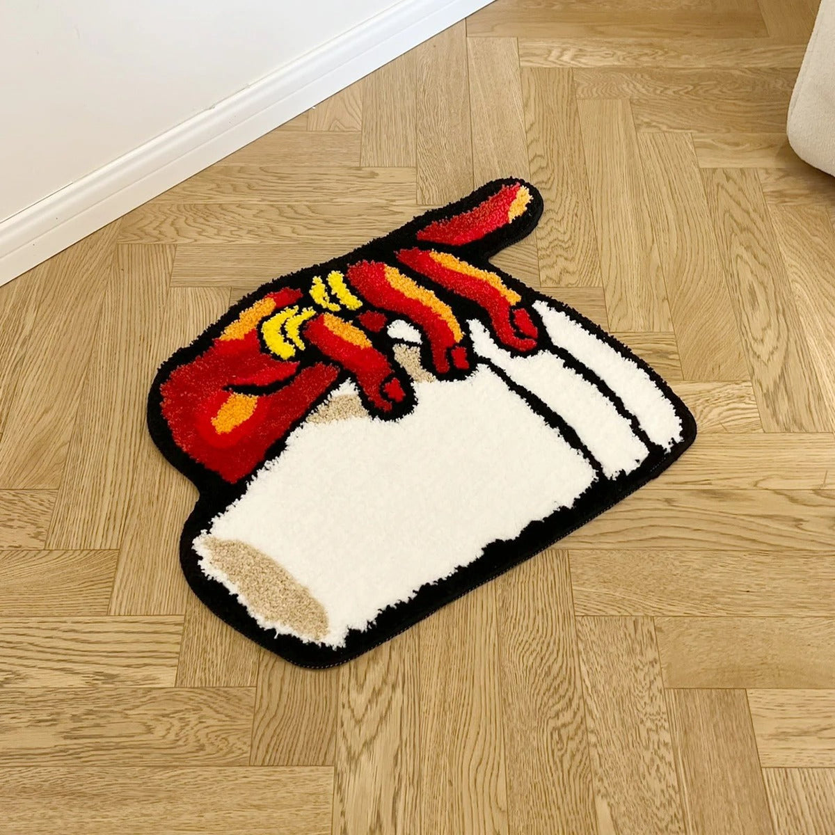 Soft Shag Vintage Bedroom Rug Hold My Cup - IMG